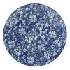 Xenos Borden-Dinerbord blue print - botanic - ⌀26 cm