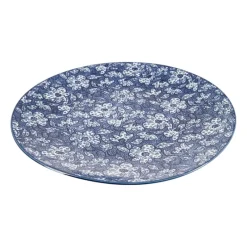 Xenos Borden-Dinerbord blue print - botanic - ⌀26 cm