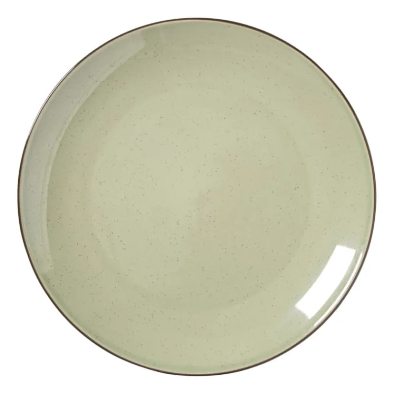 Xenos Borden-Dinerbord Emma - lichtgroen - ø26.8x2.5 cm