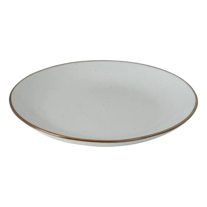 Xenos Borden-Dinerbord Emma - wit - ø25 cm