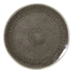 Xenos Borden|Kerstservies-Dinerbord fuji - bruin - ø27.5x2.4 cm