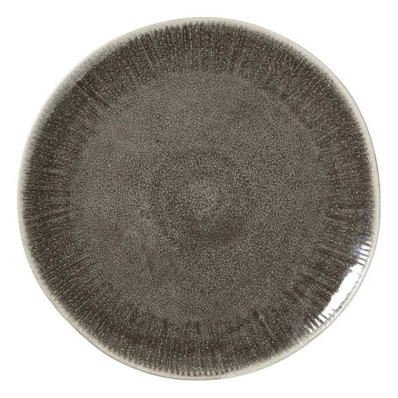 Xenos Borden|Kerstservies-Dinerbord fuji - bruin - ø27.5x2.4 cm