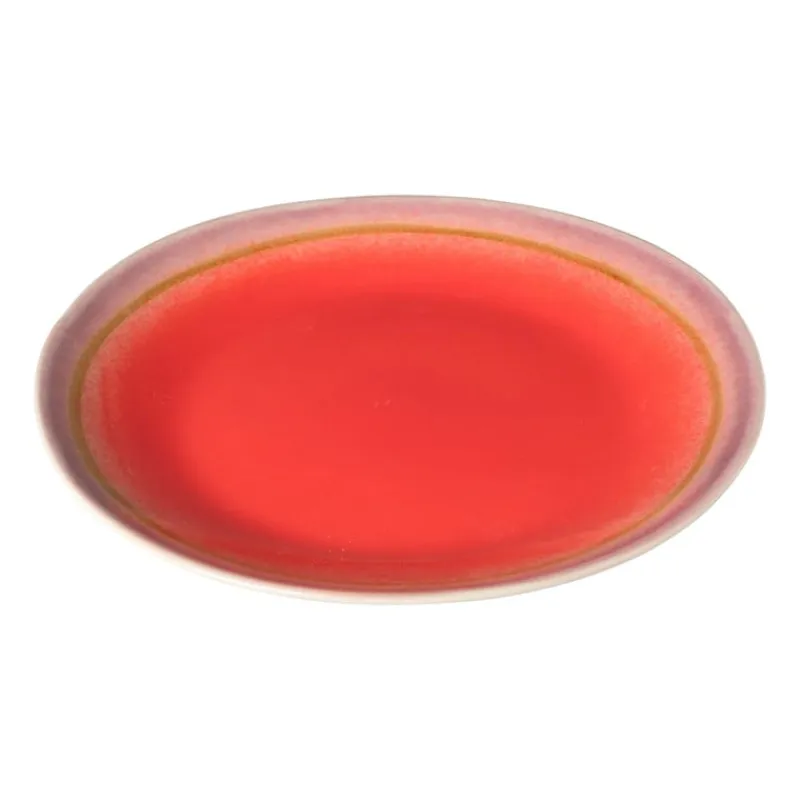 Xenos Borden-Dinerbord Roots - rood/paars - ø27.5x3 cm