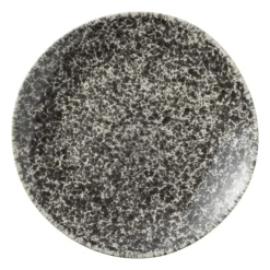 Xenos Borden-Dinerbord Roots - zwart/wit - ø27.5x3 cm