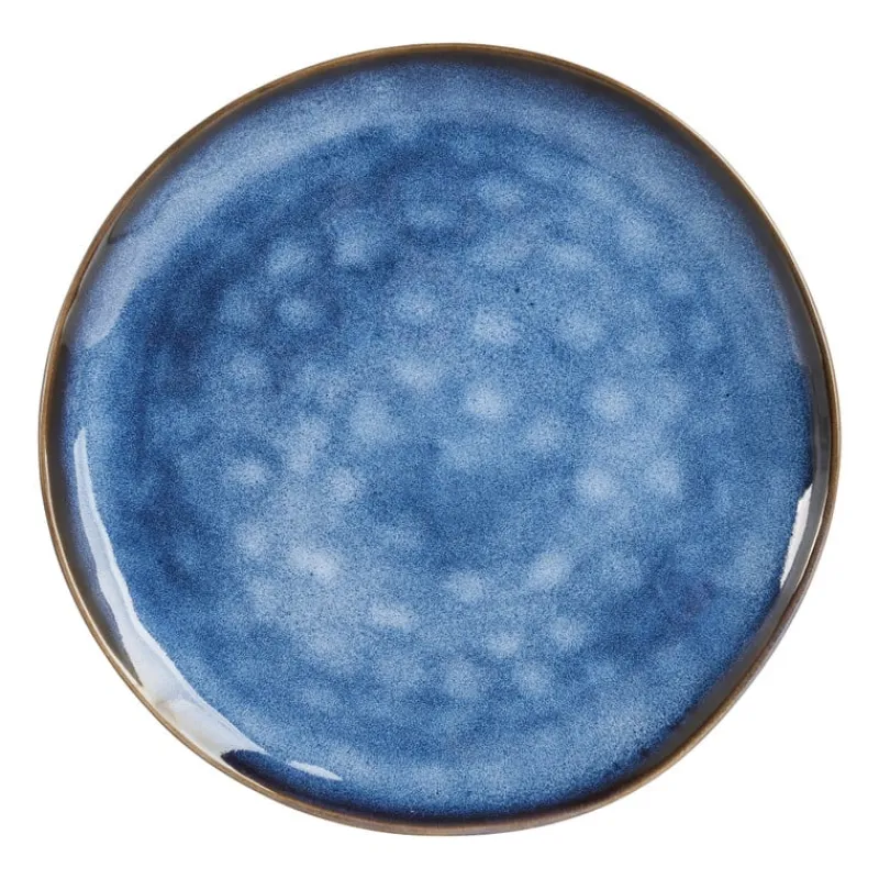 Xenos Borden-Dinerbord Toscane - donkerblauw - ø28 cm