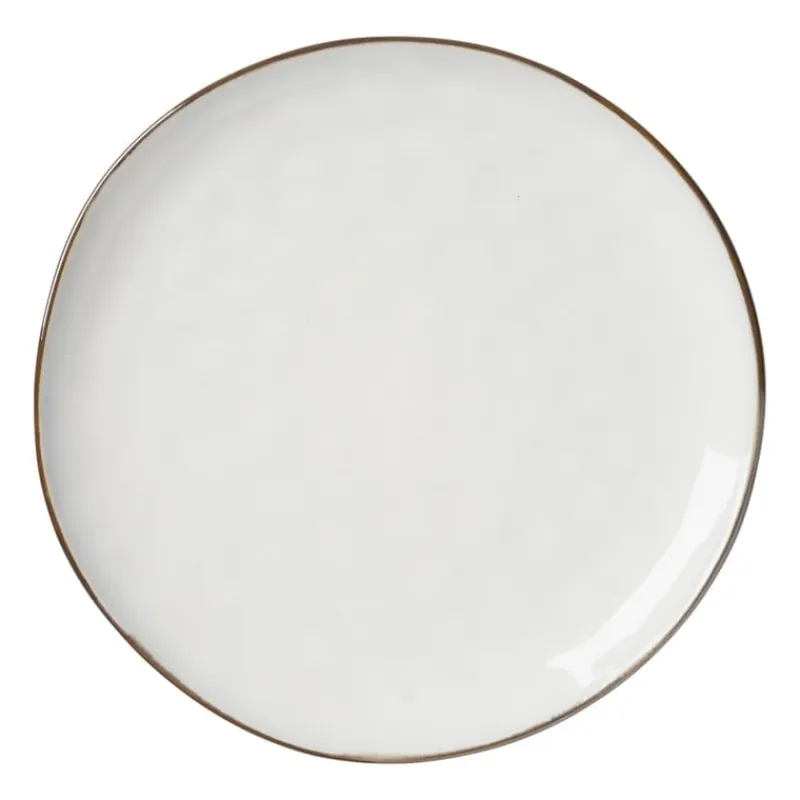 Xenos Borden-Dinerbord Toscane - wit - ø28 cm