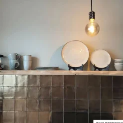 Xenos Borden-Dinerbord Toscane - wit - ø28 cm