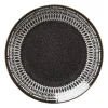 Xenos Borden-Dinerbord Yara - zwart - ⌀26.8 cm