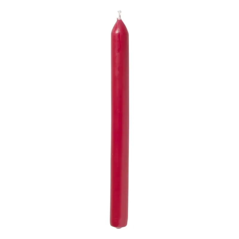 Bolsius Dinerkaarsen-Dinerkaarsen box rood - set van 8 - ø2x23 cm