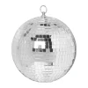 Xenos Kerstcadeaus-Discobal - zilverkleurig - ø20x20 cm
