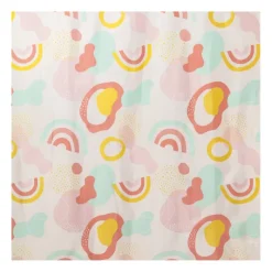 Xenos Douchegordijnen-Douchegordijn regenboog - multikleur - 180x200 cm