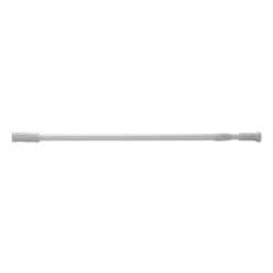 Xenos Douchegordijnen-Douchestang uitschuifbaar - wit - 70-120 cm