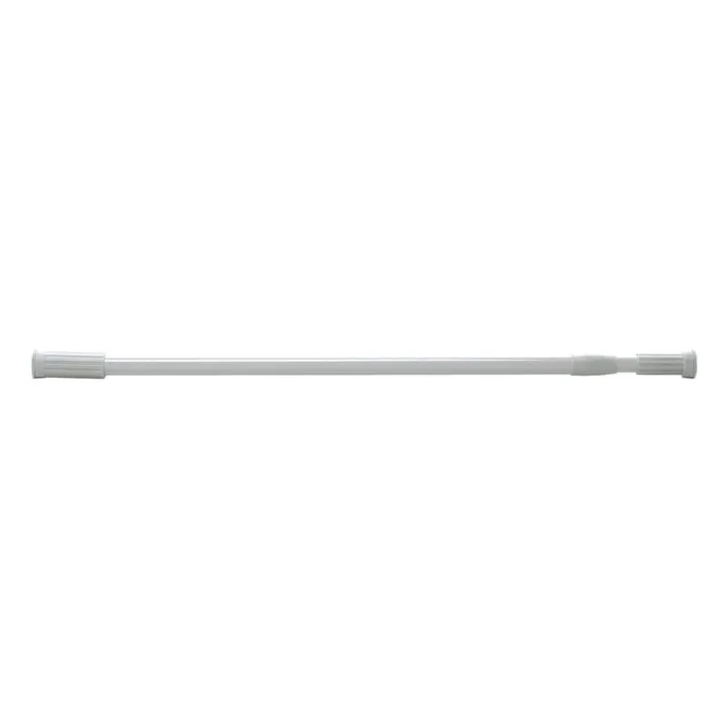 Xenos Douchegordijnen-Douchestang uitschuifbaar - wit - 70-120 cm