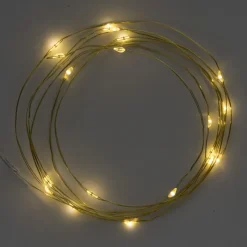 Xenos Kerstverlichting|Kerstboom Verlichting-Draadverlichting - warm wit licht - 20 led lampjes