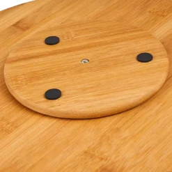Xenos Taartplateaus|Borrelplanken-Draaiplateau bamboe - ø33 cm