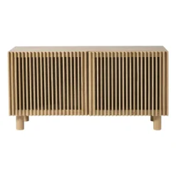 Xenos Kast Met Deuren|Dressoir-Dressoir Japandi met 2 deuren - bruin - 50x98.5x33 cm