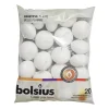 Bolsius Drijfkaarsen-Drijfkaarsen - wit - set van 20