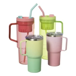 Xenos Drinkflessen|Kinderservies-Drinkbeker Thermo - groen - 530 ml