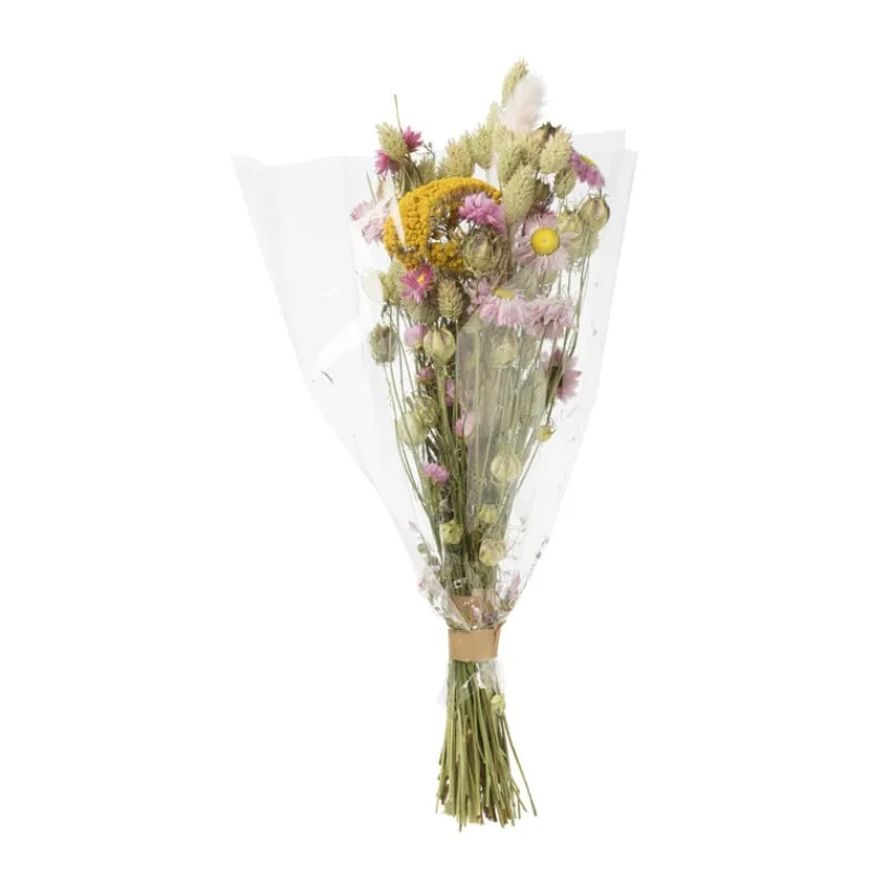 Xenos Kunstbloemen-Droogbloem boeket gemixt - diverse varianten - 50 cm