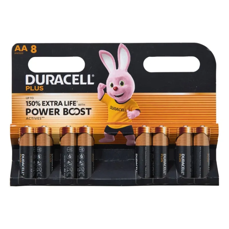 Xenos Batterijen-Duracell power boost AA batterijen - set van 8