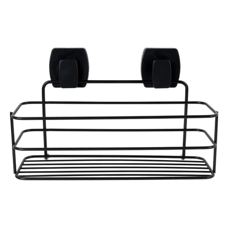 Xenos Doucherekjes-Easy lock doucherekje - zwart - 28x10x12 cm