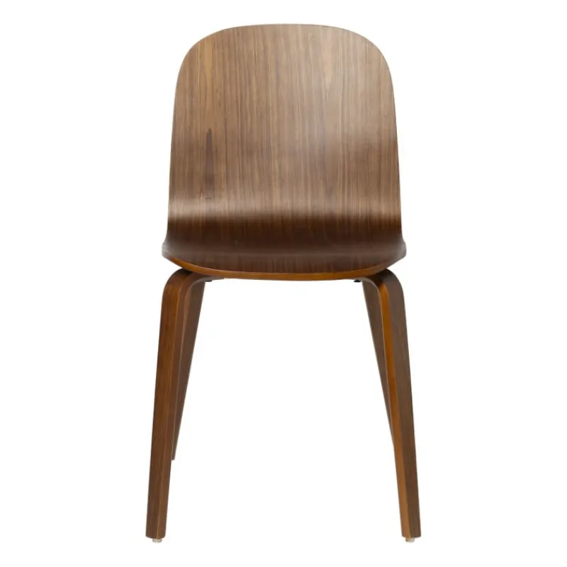 Xenos Eetkamerstoelen-Eetkamerstoel Nordic - bruin - 80x53x42.5 cm