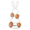 Xenos Etagères-Eieren etagere haas - wit - ø17x31 cm