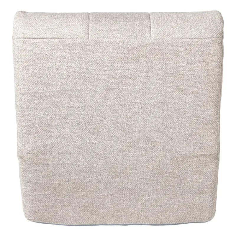 Xenos Fauteuils-Fauteuil chenille - beige - 87x72x66 cm