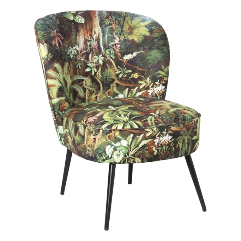 Xenos Fauteuils-Fauteuil Frida - jungle - 77x69x60 cm