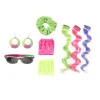 Xenos Verkleedaccessoires-Feestset disco met accessoires - set van 8