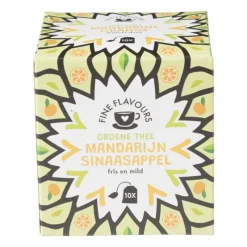 Xenos Thee-Fine Flavours groene thee - mandarijn sinaasappel - 10 zakjes