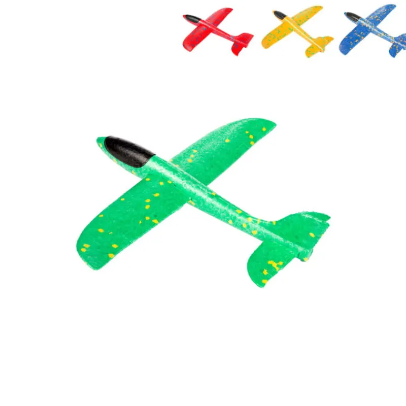 Xenos Spellen-Foam vliegtuigje - multikleur - diverse varianten
