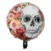 Xenos Ballonnen-Folieballon Day of the Dead - multikleur - ø45 cm