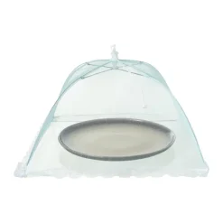 Xenos Foodcovers-Foodcover paraplu - blauw - 20x35x35 cm