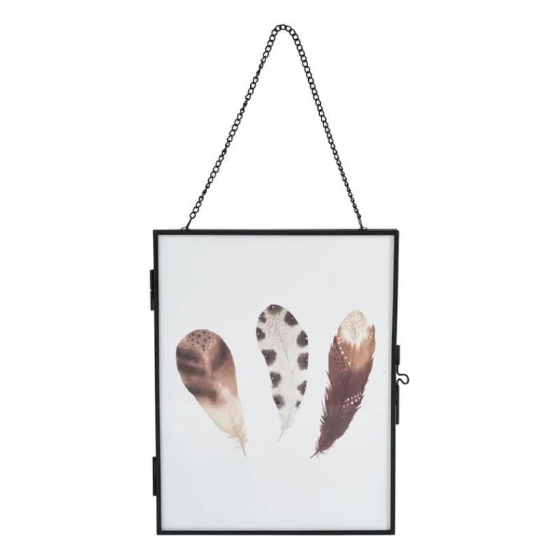 Xenos Fotolijsten-Fotolijst aan ketting - zwart - 18x23 cm