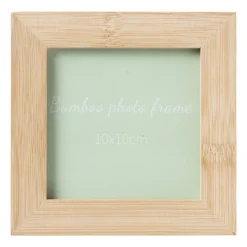 Xenos Fotolijsten-Fotolijst bamboe - 10x10 cm