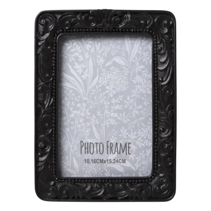 Xenos Fotolijsten-Fotolijst barok - zwart - 10x15 cm