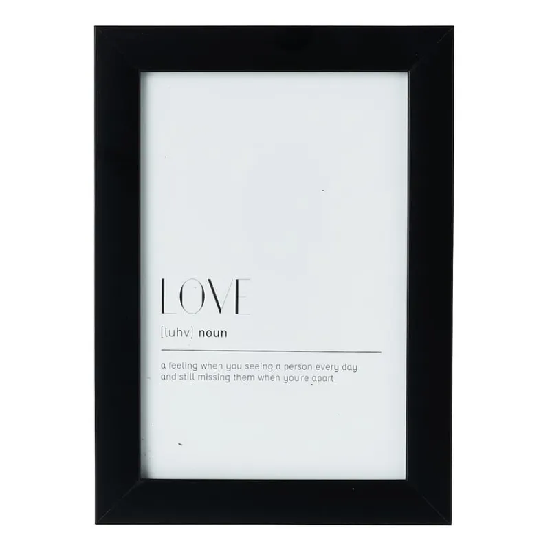 Xenos Fotolijsten-Fotolijst basic - zwart - 10x15 cm