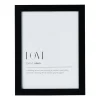 Xenos Fotolijsten-Fotolijst basic - zwart - 15x20 cm