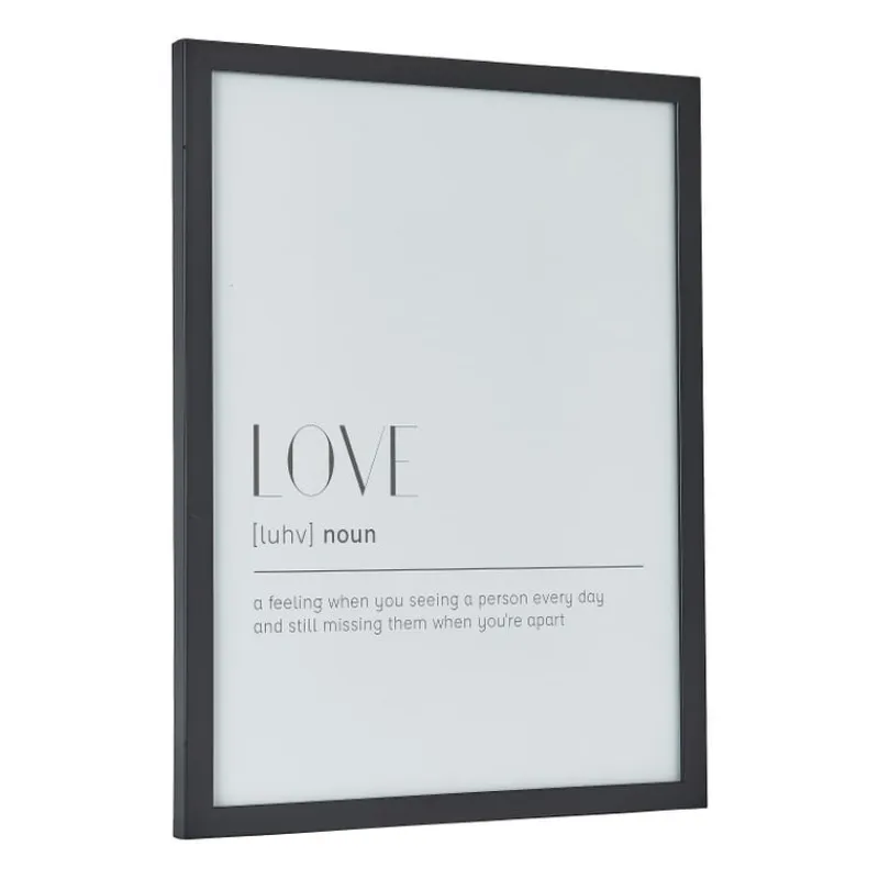 Xenos Fotolijsten-Fotolijst basic - zwart - 30x40 cm