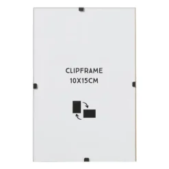 Xenos Fotolijsten-Fotolijst clip frame - glas - 10x15 cm