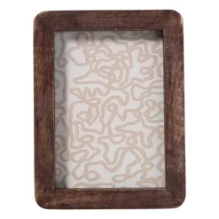 Xenos Fotolijsten-Fotolijst hout groot - bruin - 12.7x17.8 cm