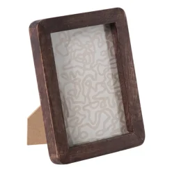 Xenos Fotolijsten-Fotolijst hout groot - bruin - 12.7x17.8 cm