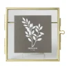 Xenos Fotolijsten-Fotolijst mini - goudkleurig - 10x10 cm