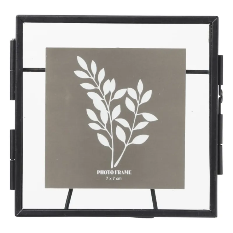 Xenos Fotolijsten-Fotolijst mini - zwart - 10x10 cm