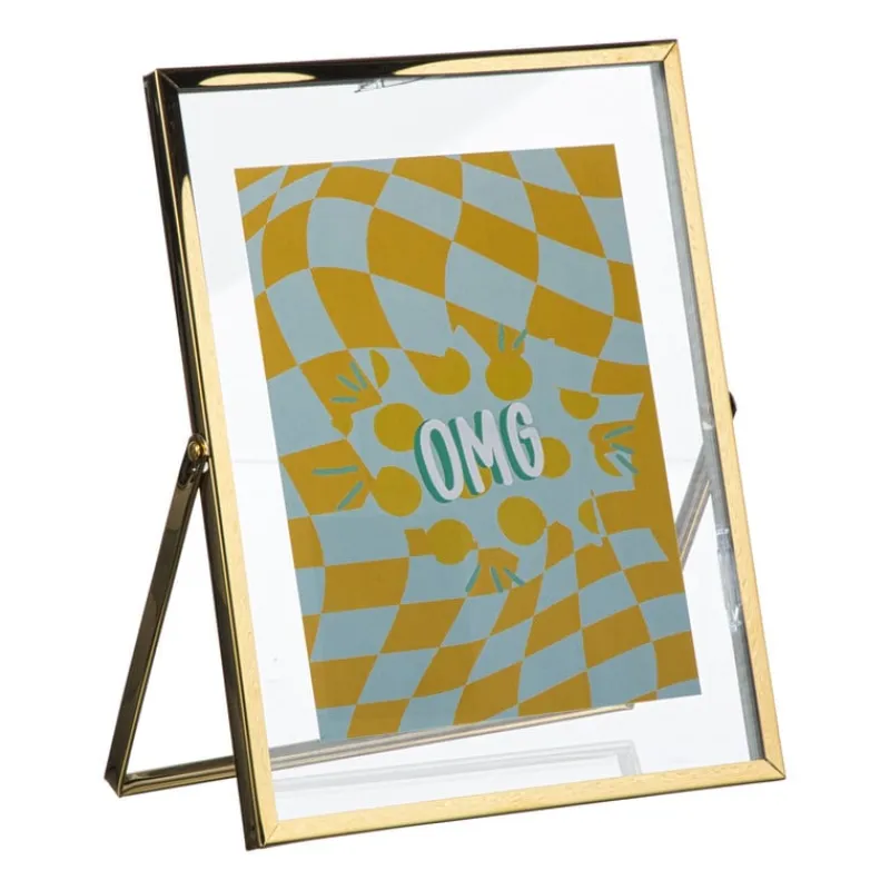 Xenos Fotolijsten-Fotolijst staand - goud - 18x23 cm