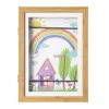 Xenos Fotolijsten-Fotolijst voor tekeningen - bruin - 32x23x3 cm