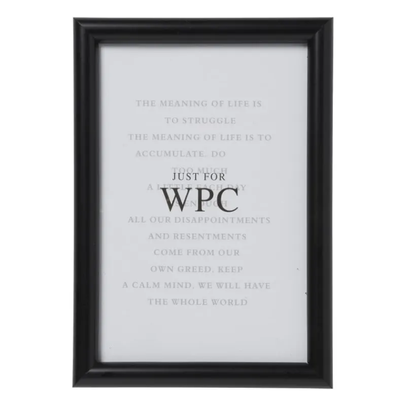 Xenos Fotolijsten-Fotolijst WPC - zwart - 10x15 cm