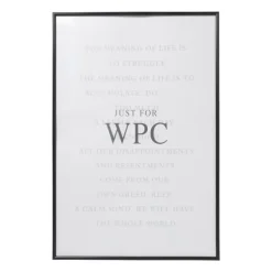 Xenos Fotolijsten-Fotolijst WPC - zwart - 50x75 cm