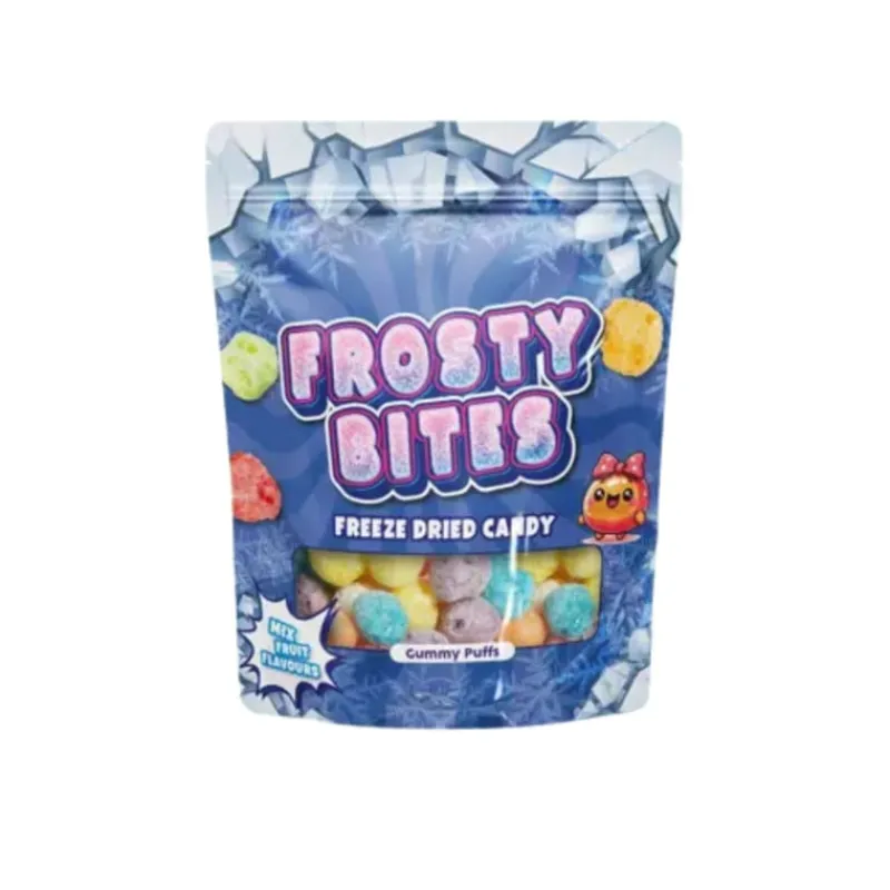 Xenos Snoep-Freeze dried candy - frosty bites gummy puffs - 50 gram